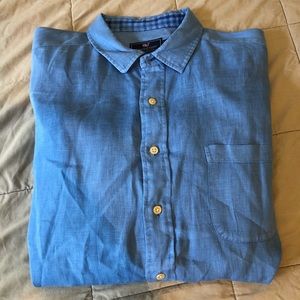 Men’s Vineyard Vines XL Linen Button Down